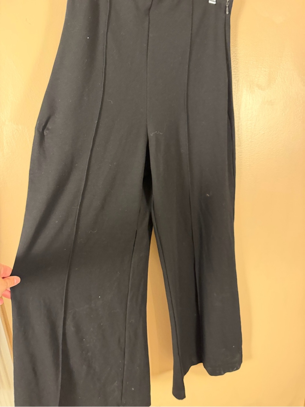 Quince Women's Black Wide-Leg Pants
